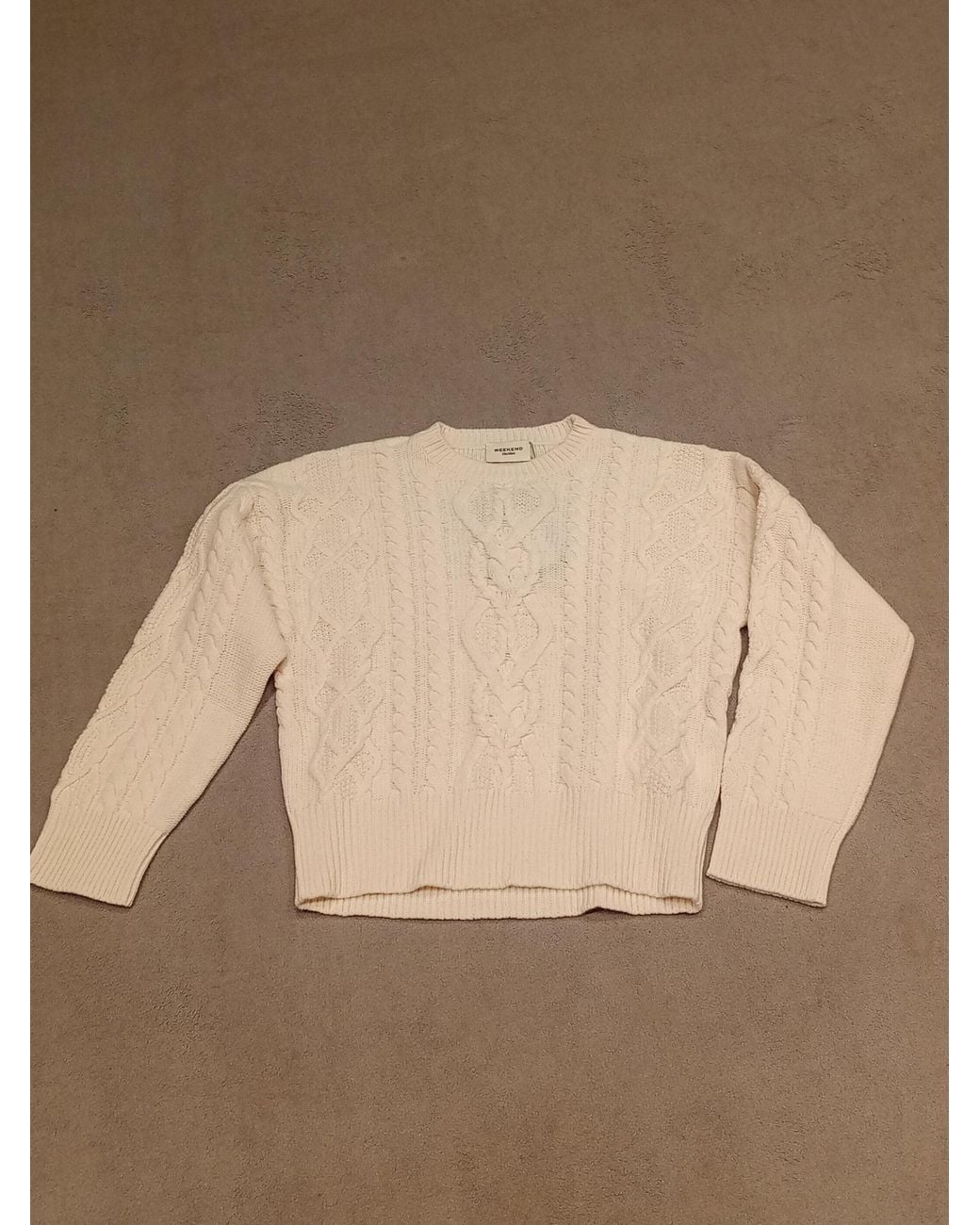 Max Mara Natural Weekend Alben Cable-Knit Jumper
