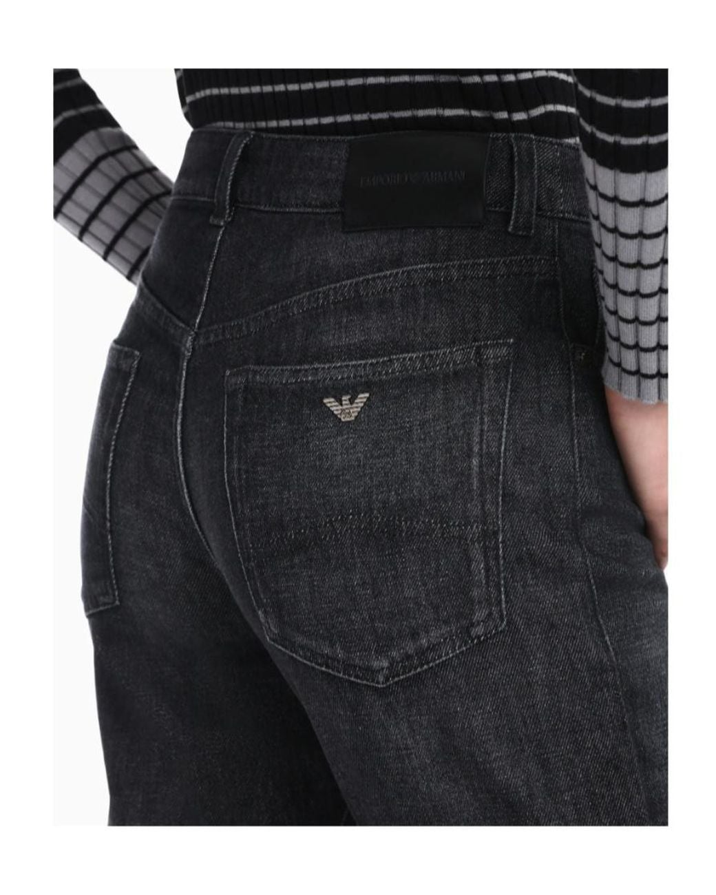 Emporio Armani Gray Slim-Fit Jeans