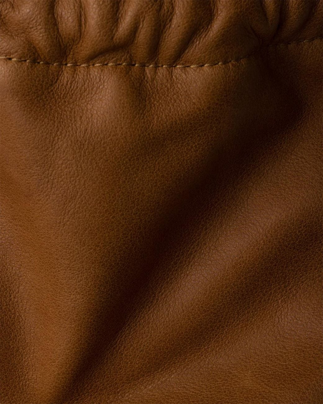 Prada Brown Pochette En Cuir Nappa