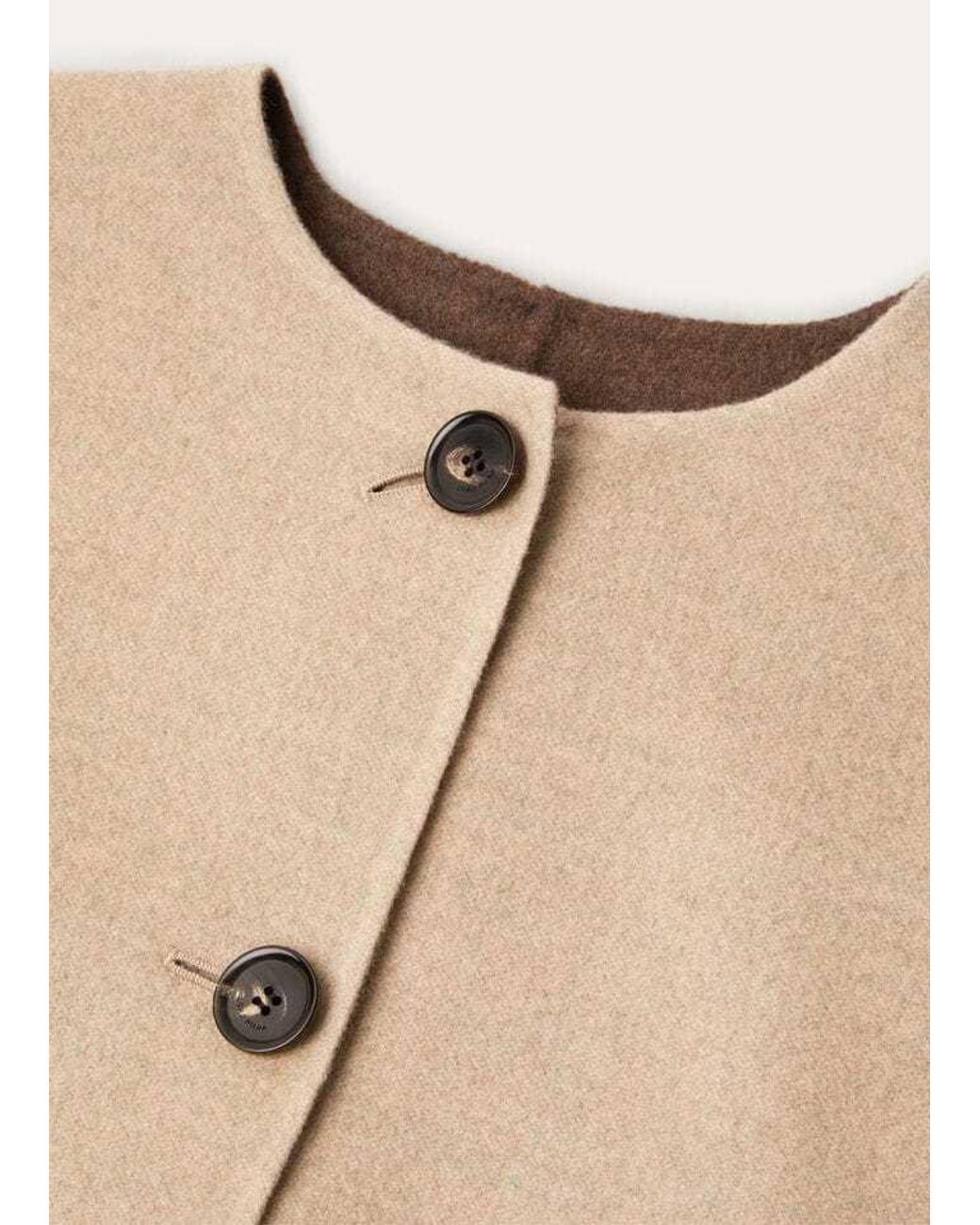 Loro Piana Natural Round-Collar Casual Jacket
