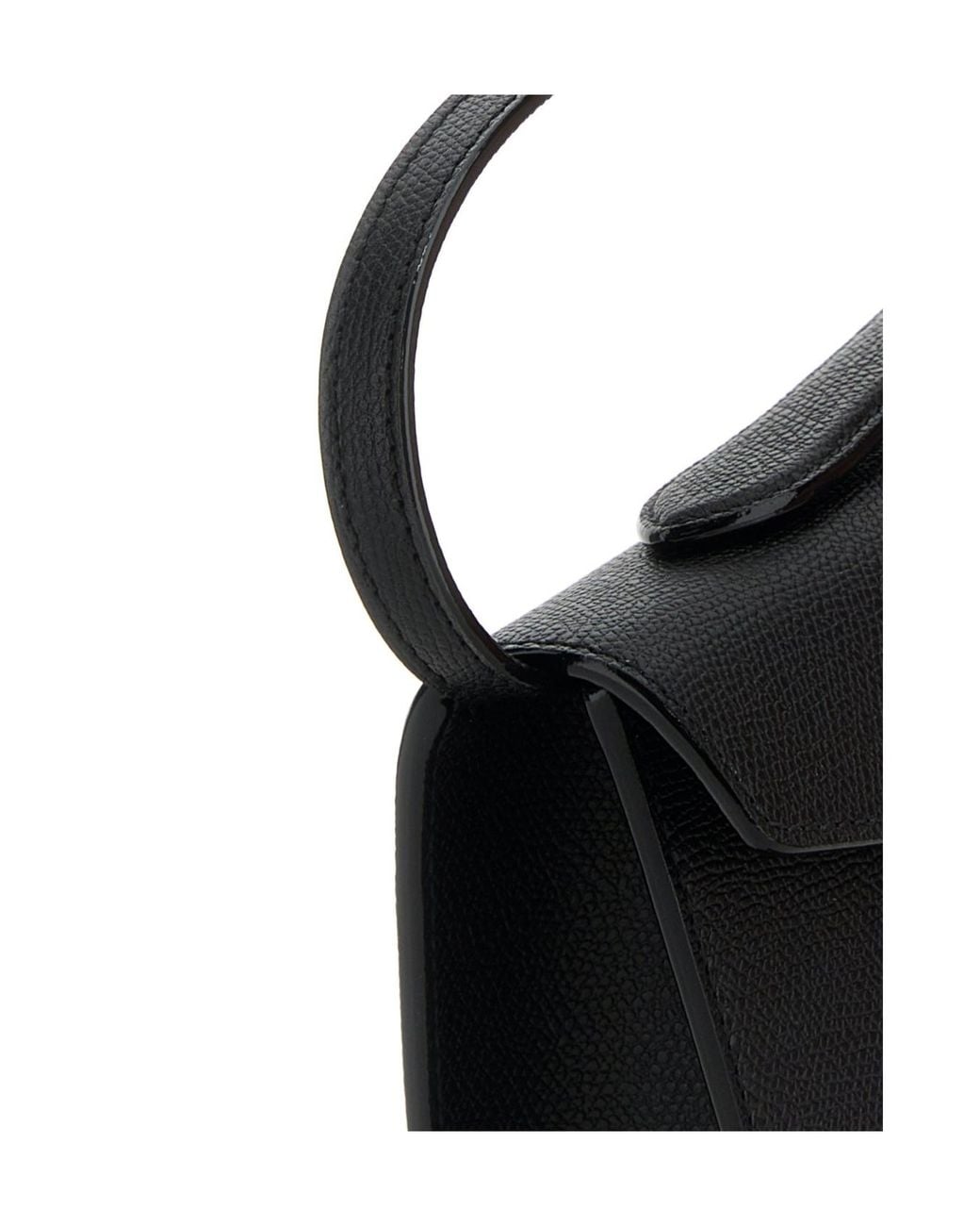 Valextra Black Iside Clutch Bag