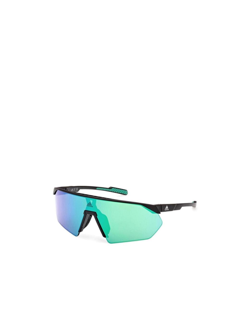 Adidas Originals Green Geometric Sunglasses for men