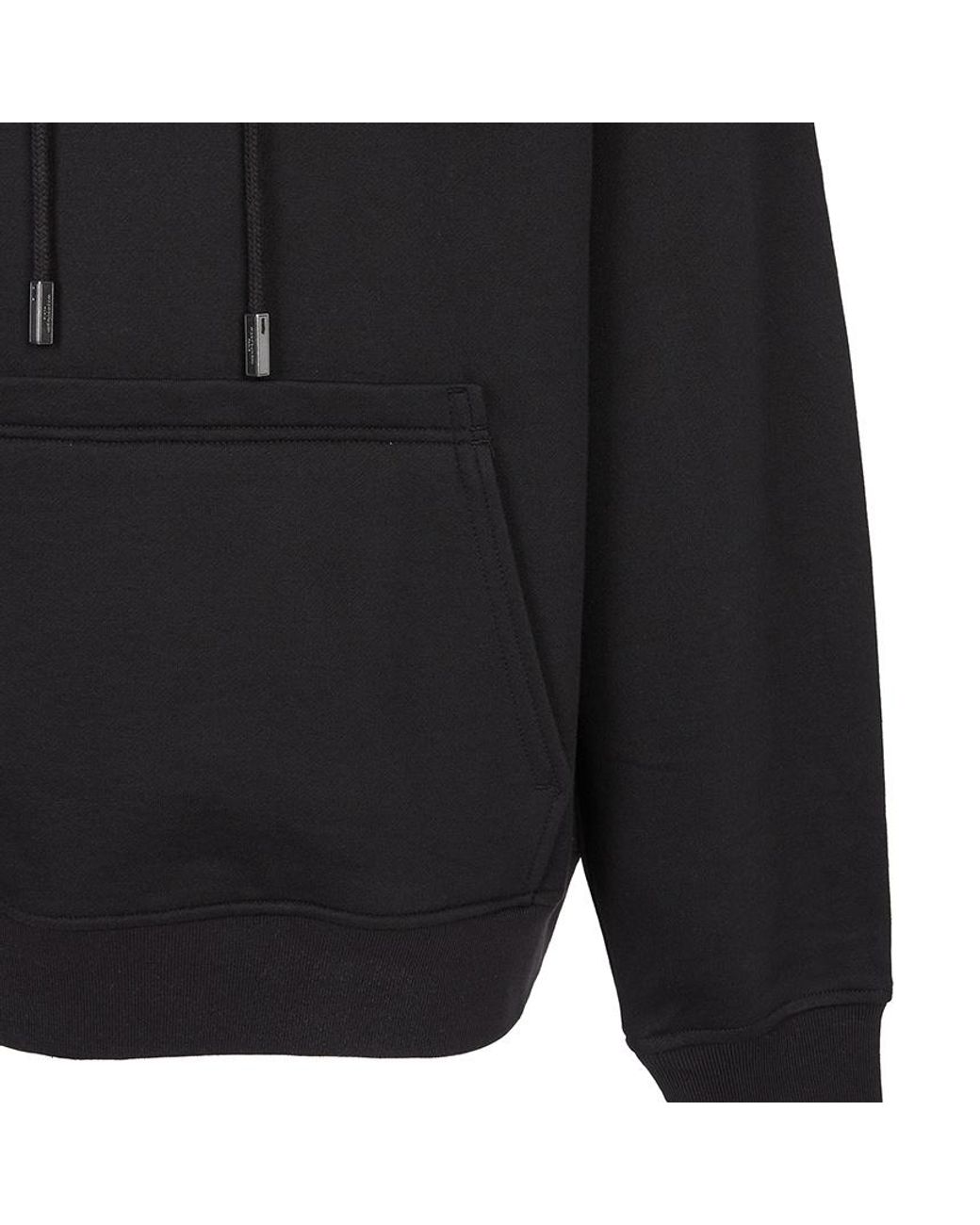 Wooyoungmi Black Hood Sweatshirt for men