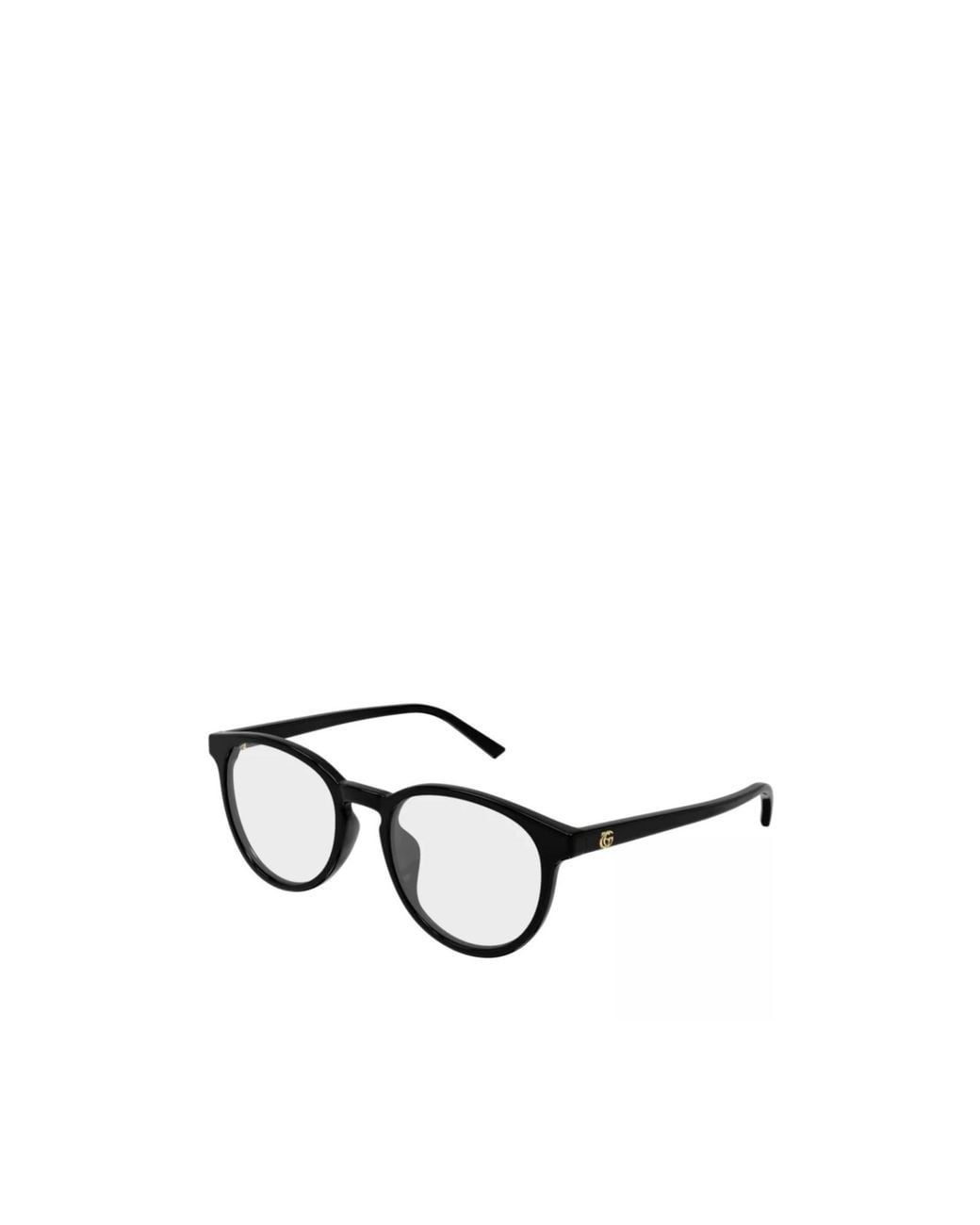 Gucci White Eyewear Round Frame Glasses