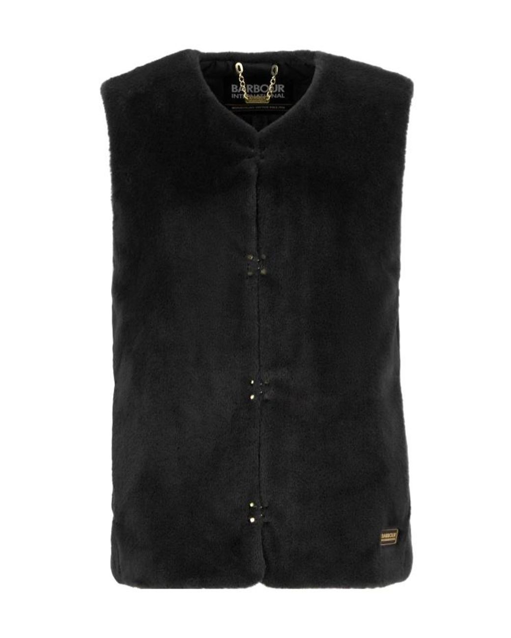 Barbour Black Sleeveless Vest