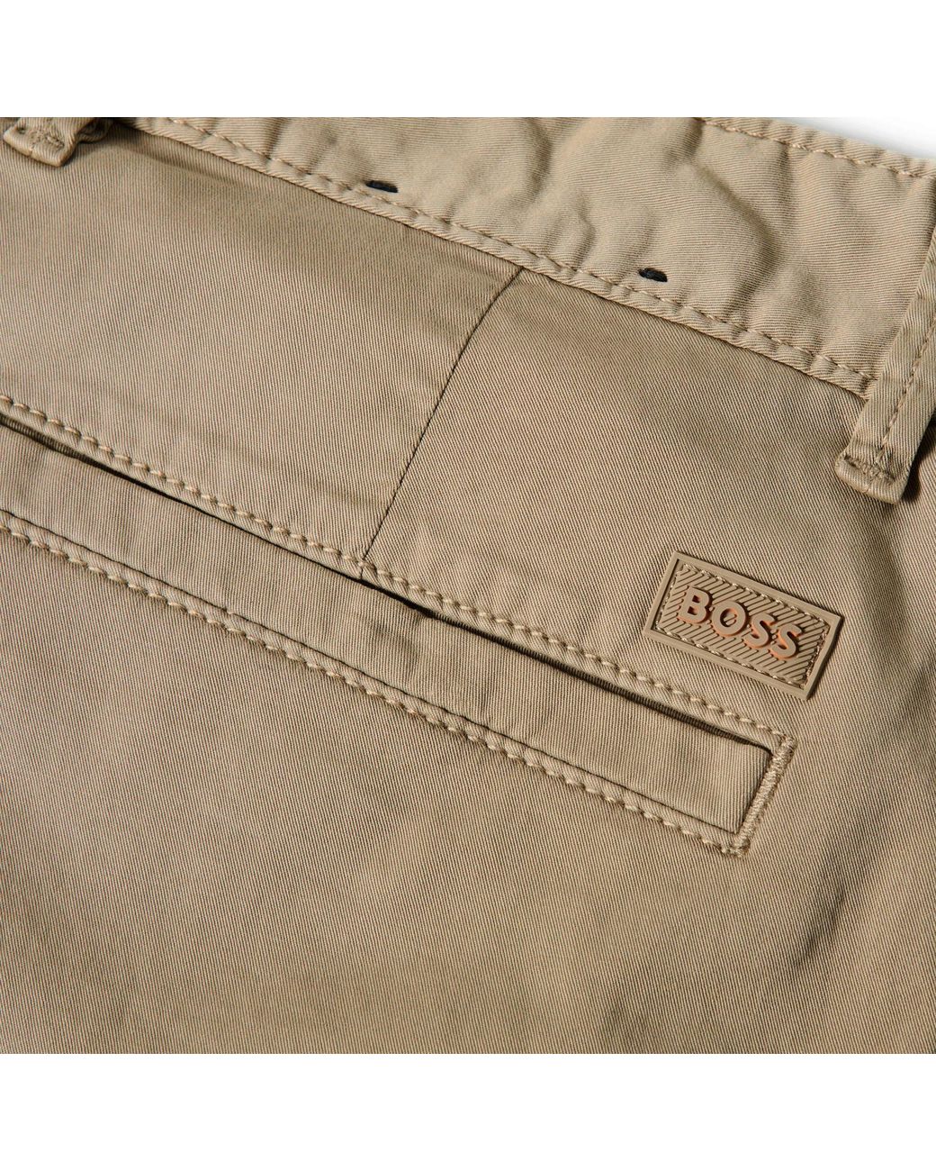 Boss Natural Comfortable Slim-Fit Shorts for men