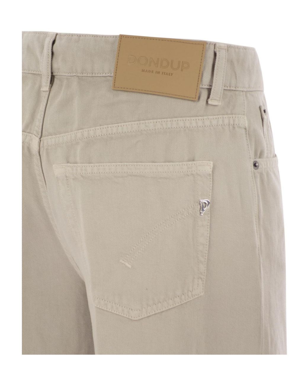 Dondup Gray Marlen Wide-Leg Jeans