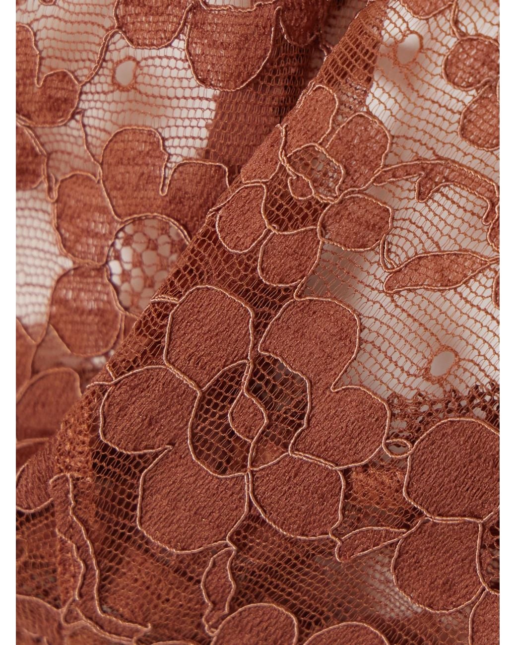 Eres Brown Lace Soft-Cup Triangle Bra