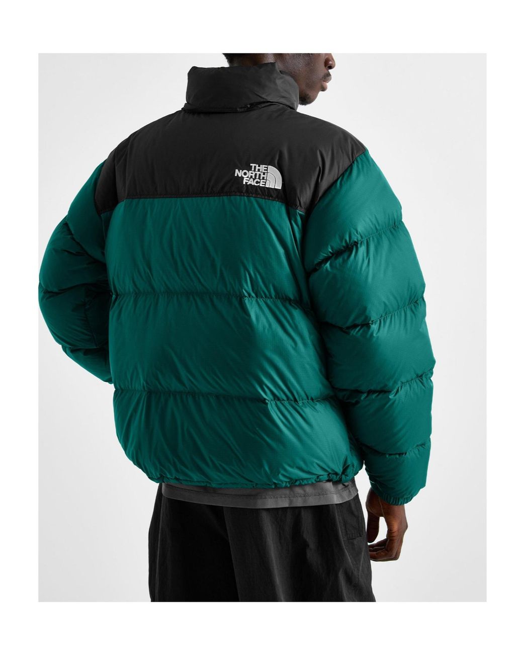The North Face Green Short Cropped Down Jacket for men