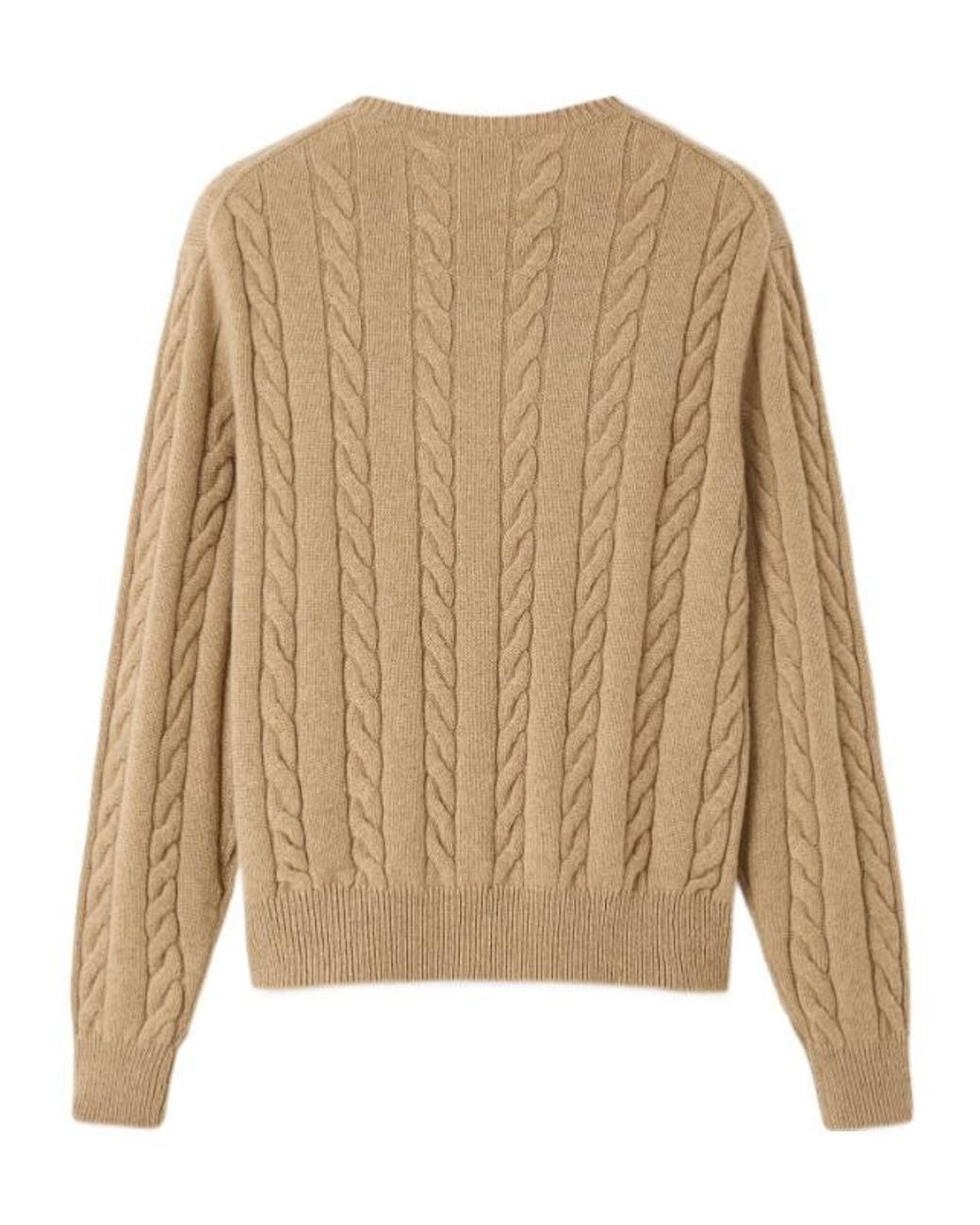 Loro Piana Natural Cedar Crewneck