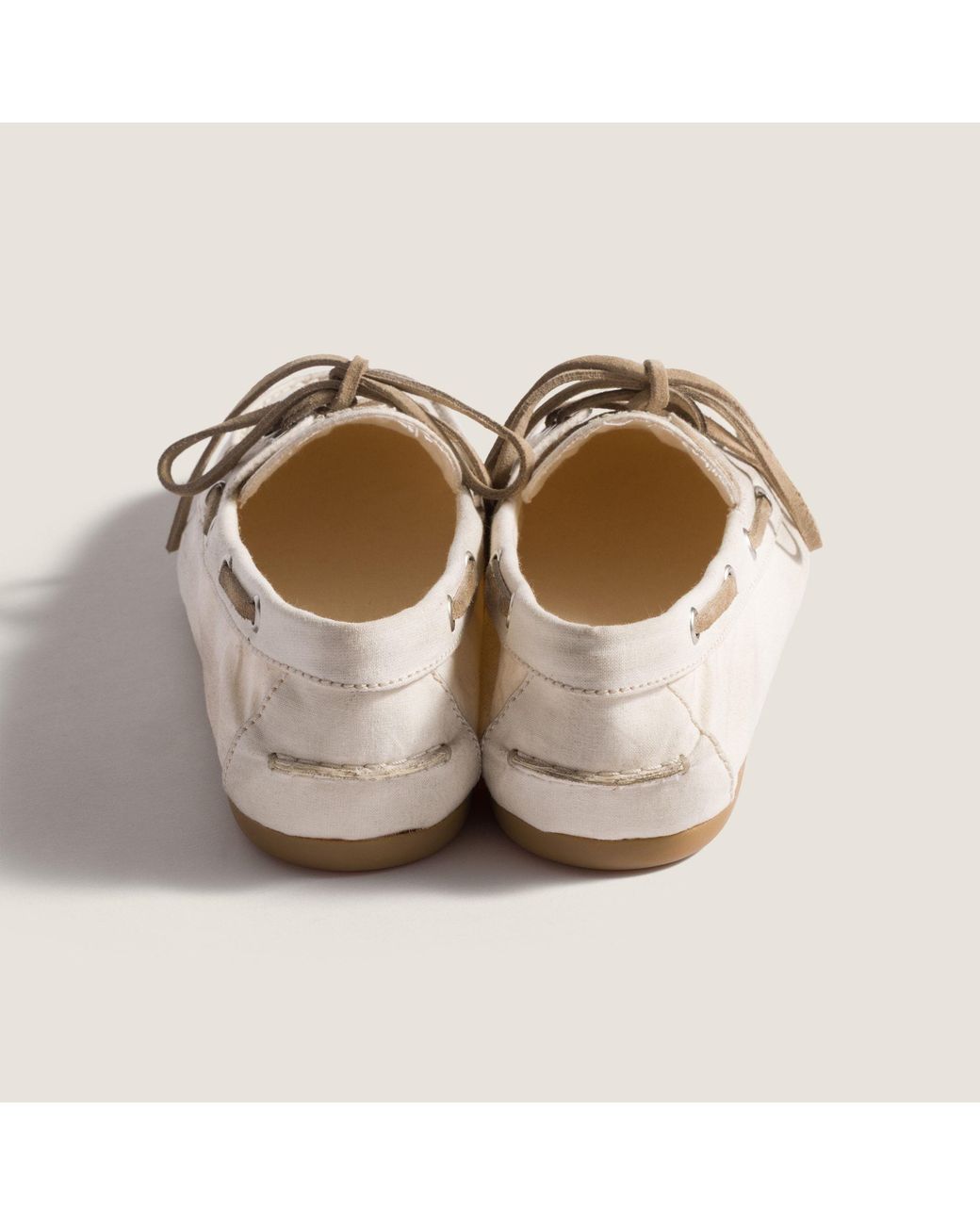Miu Miu White Round-Toe Loafers