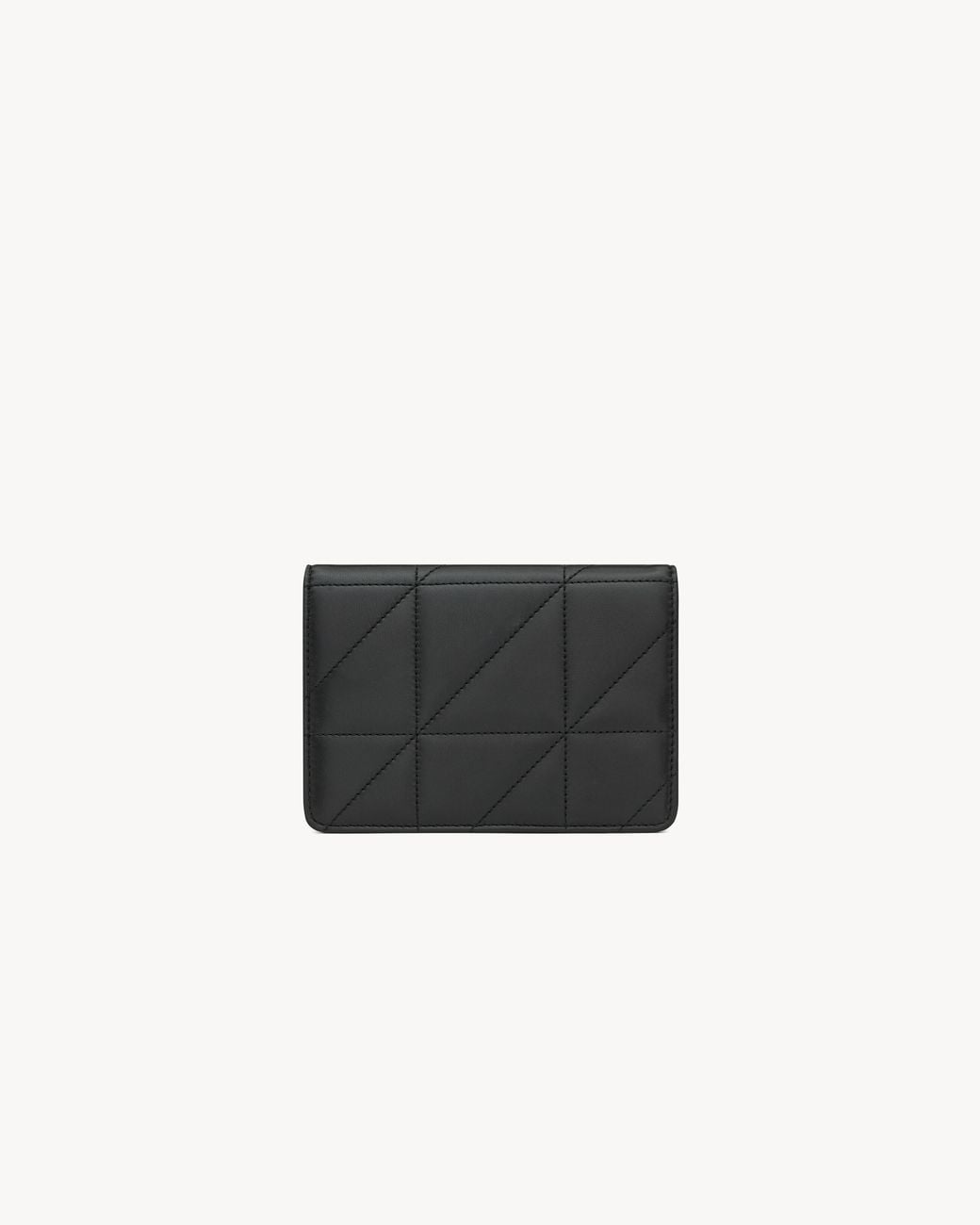 Saint Laurent Black Jamie Quilted Leather Passaport Case
