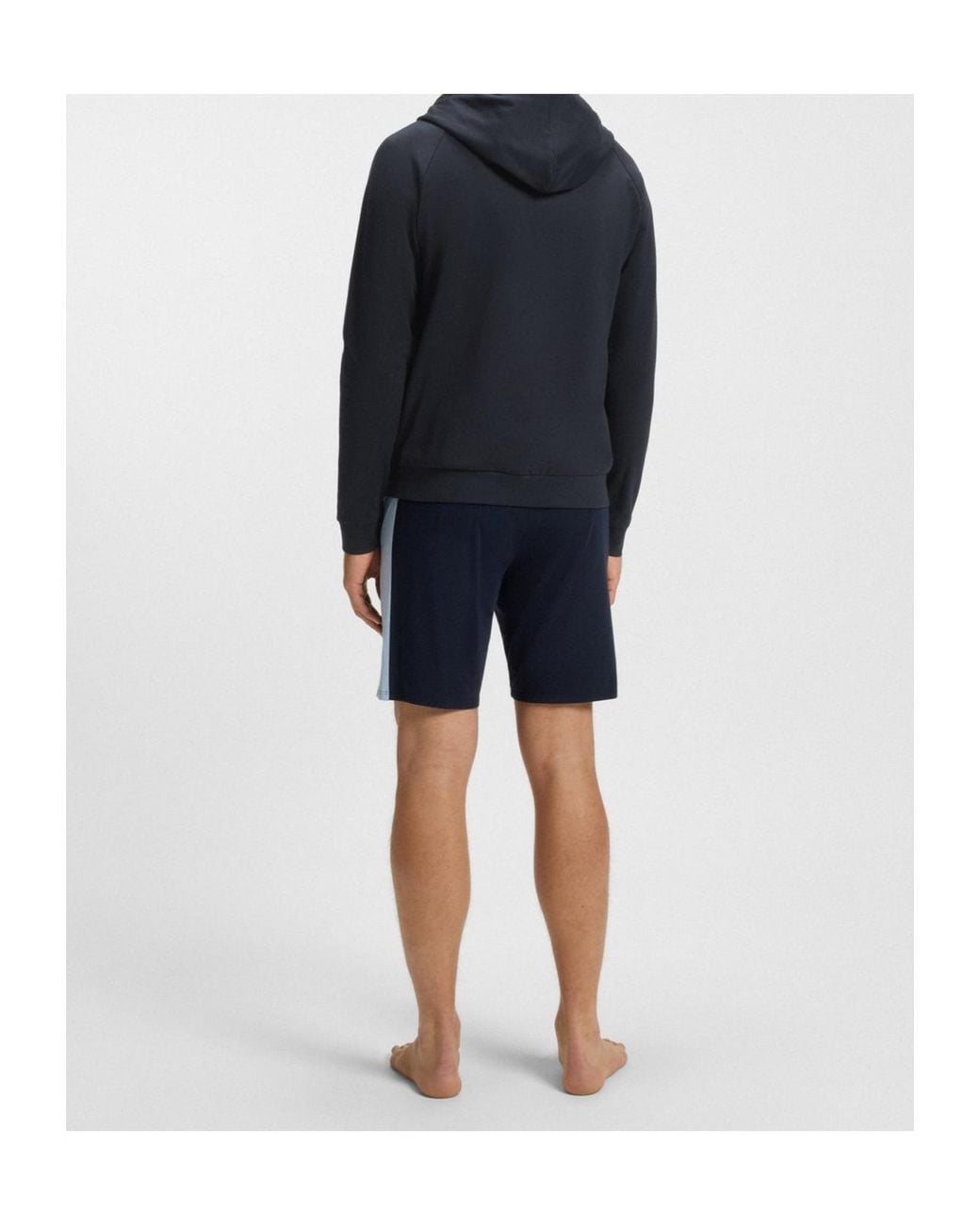 Boss Blue Long Sleeve Sweatshirt Jacket for men