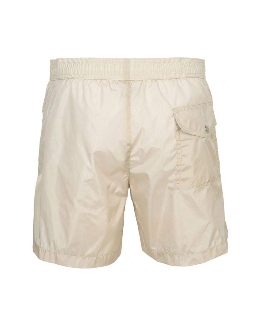 Moncler Natural Drawstring Swim Trunks for men