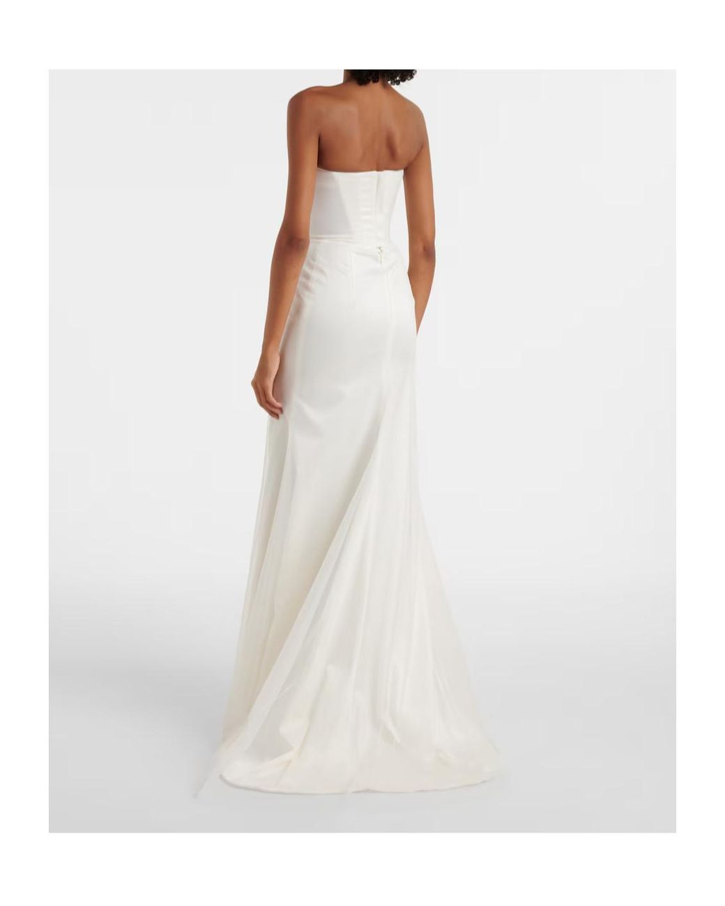Vivienne Westwood White Bridal Nova Reha Tulle And Satin Gown