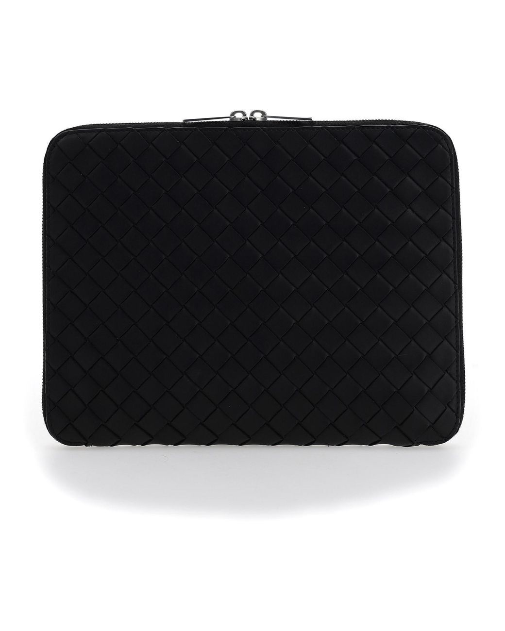 Bottega Veneta Black Intrecciato Document Holder for men
