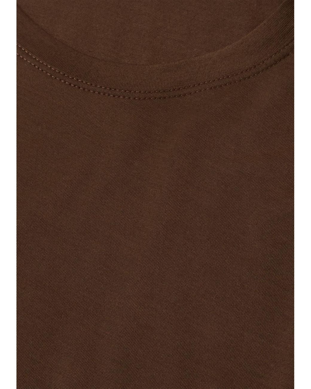 Loro Piana Brown Como The Gift Of Kings T-Shirt for men
