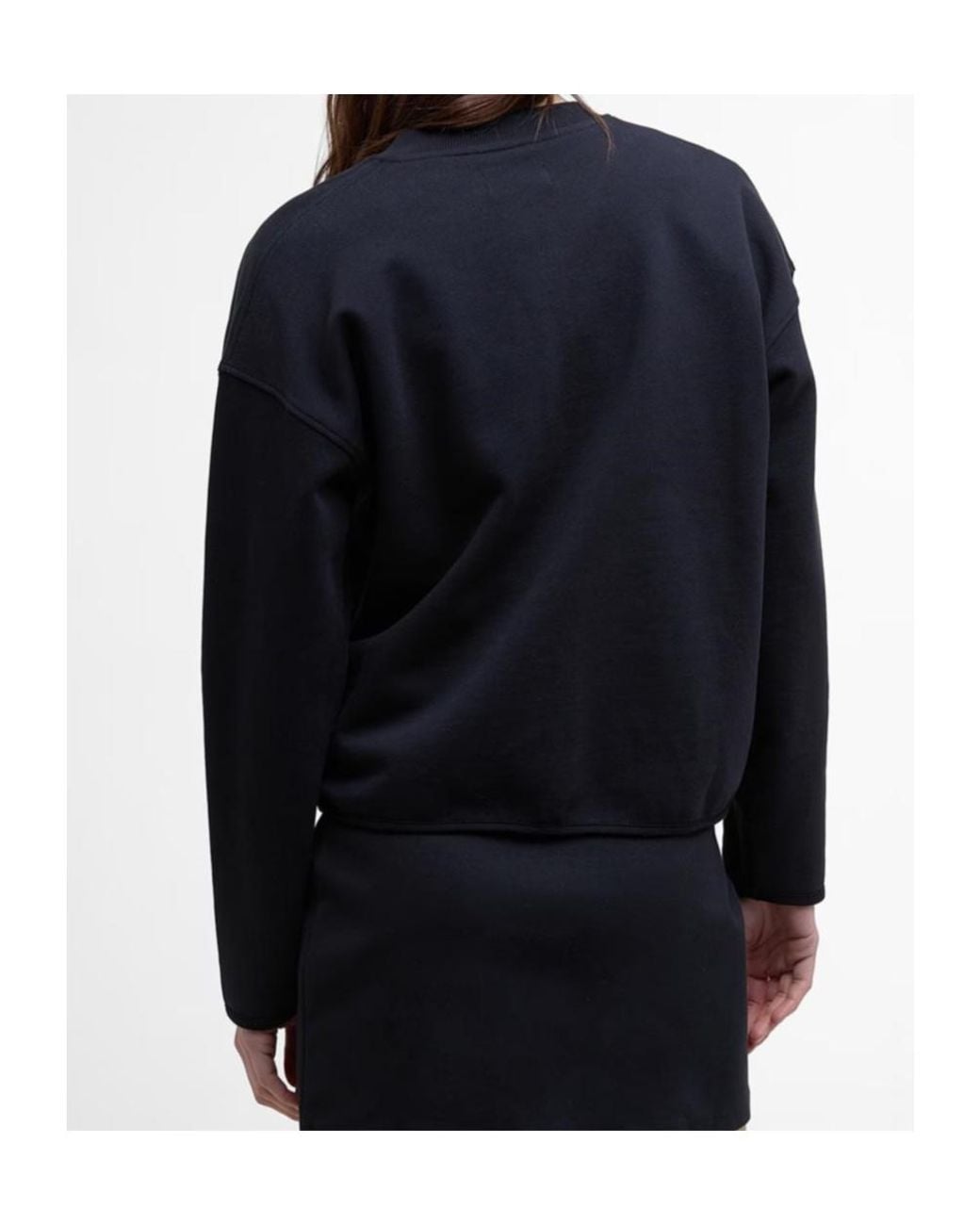 Barbour Black Zipper Sweatshirt