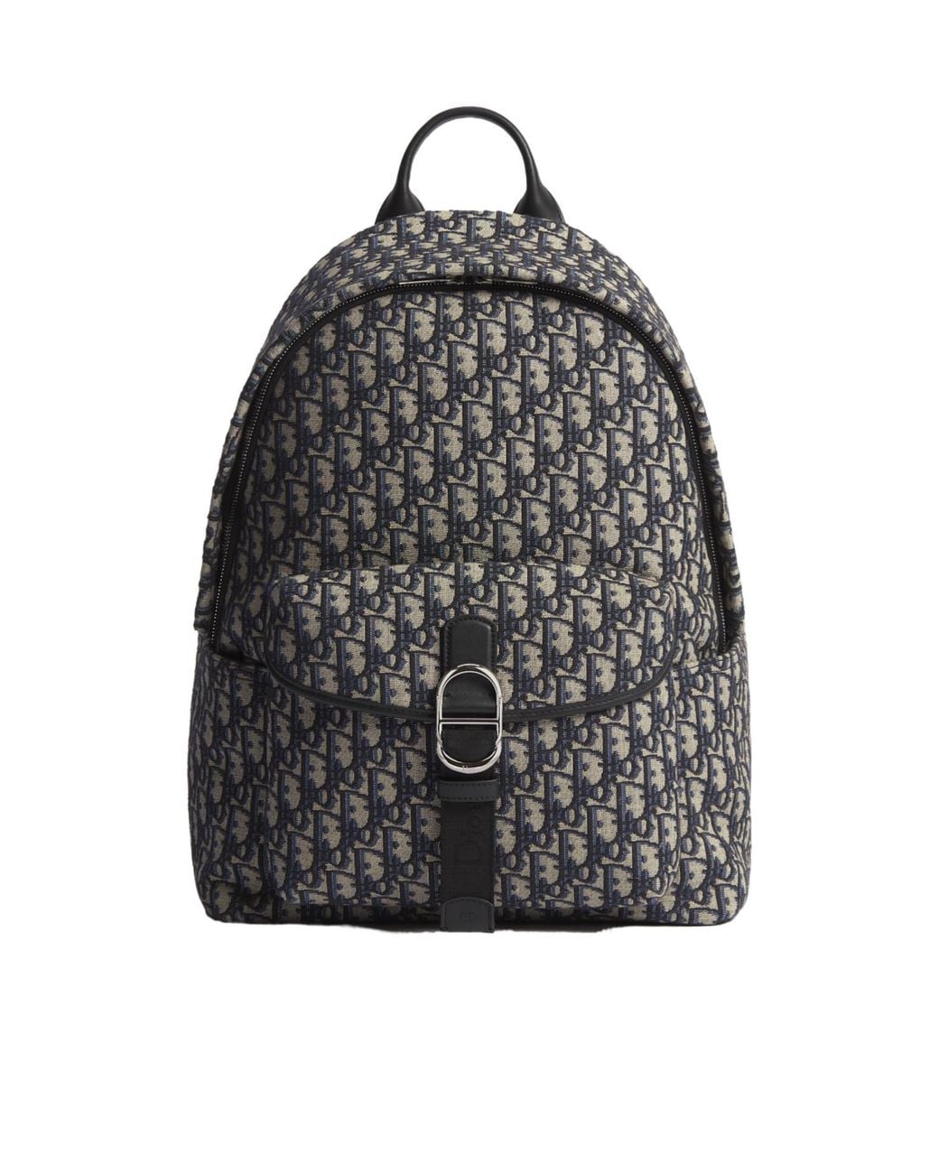 Dior Gray Zippered Backpack for men
