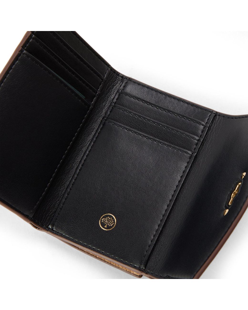 Mulberry Natural Folded Multi-Card Wallet