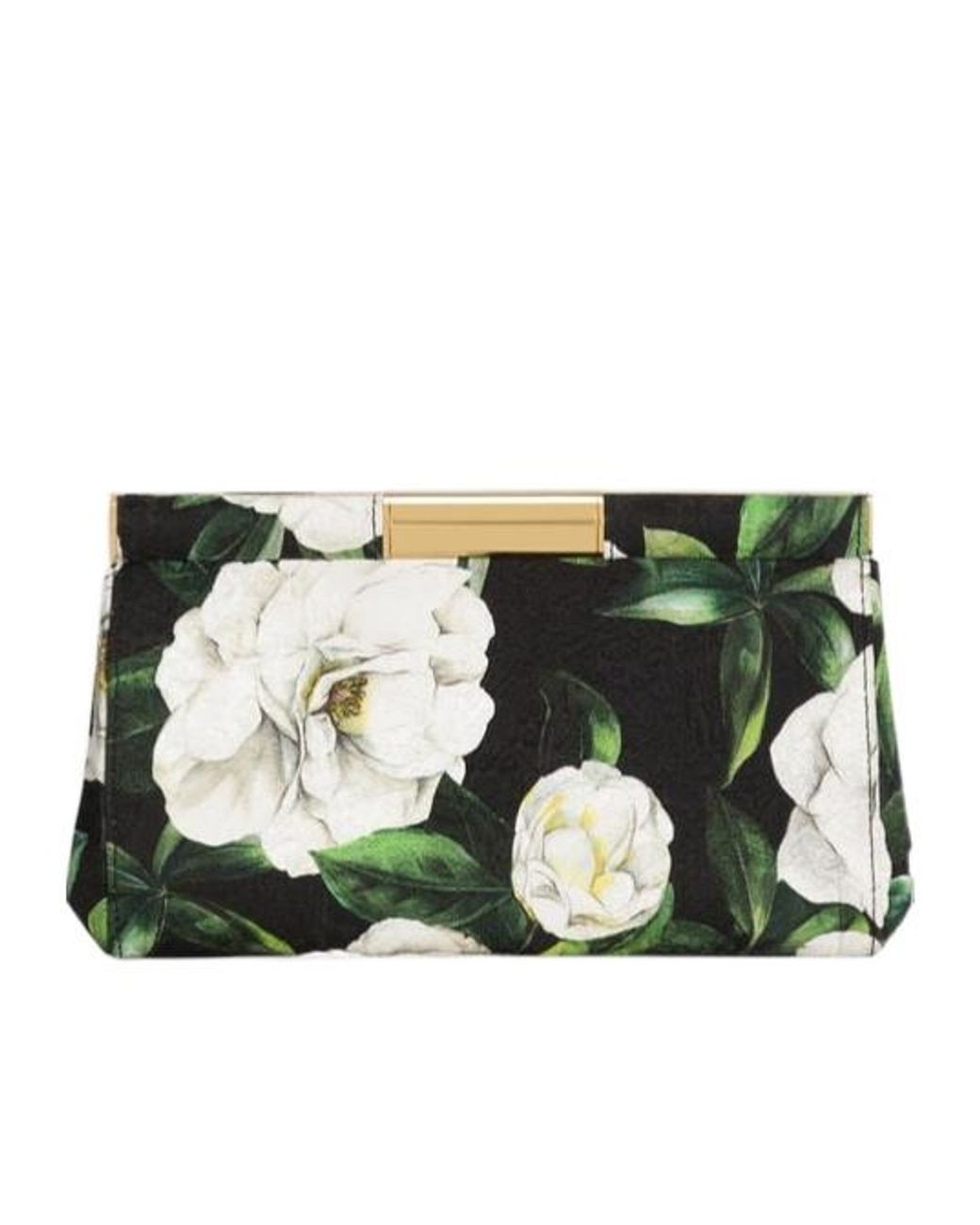 Dolce & Gabbana Green Gardenia Clutch Bag