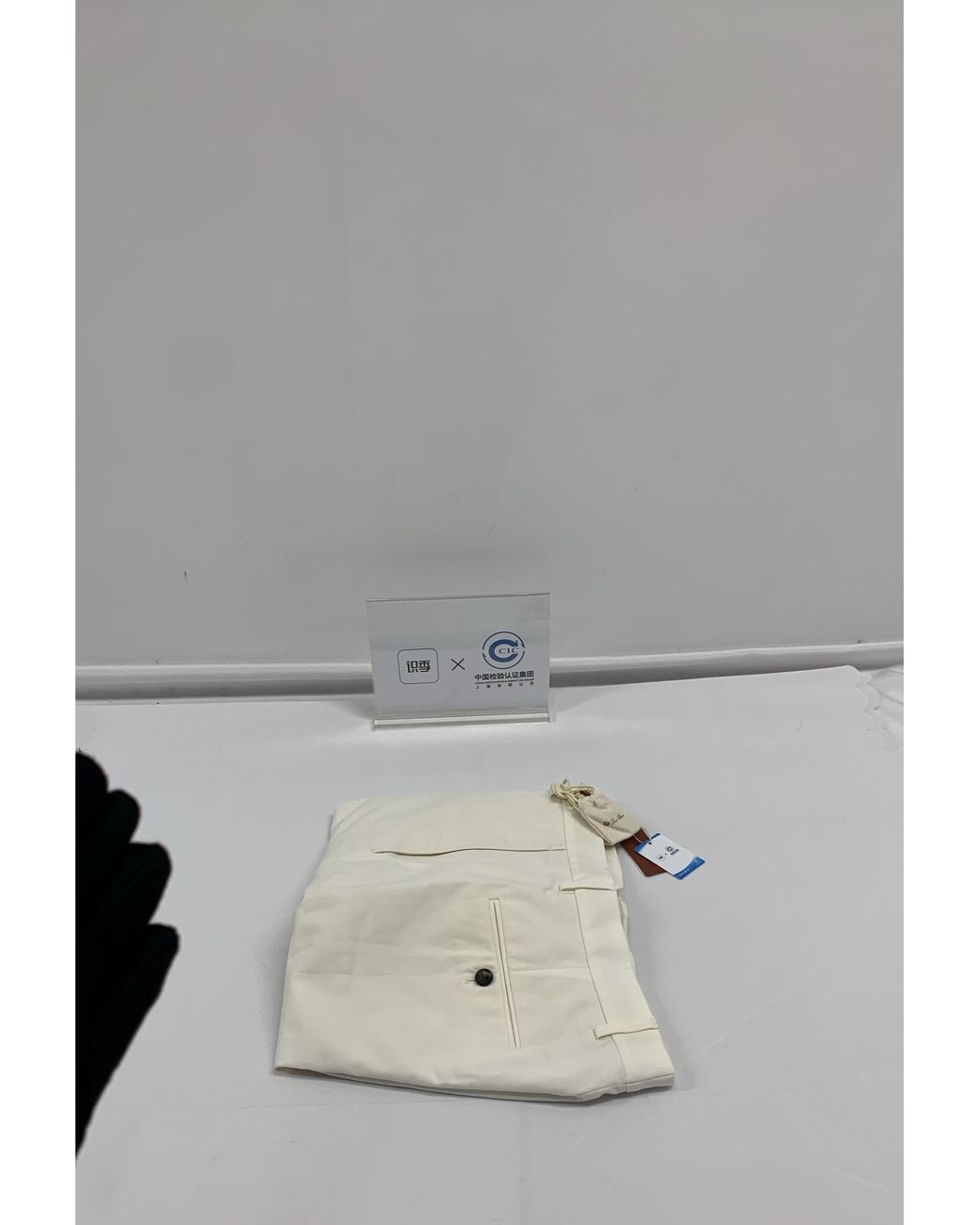 Loro Piana White Jarno Bermuda Shorts for men
