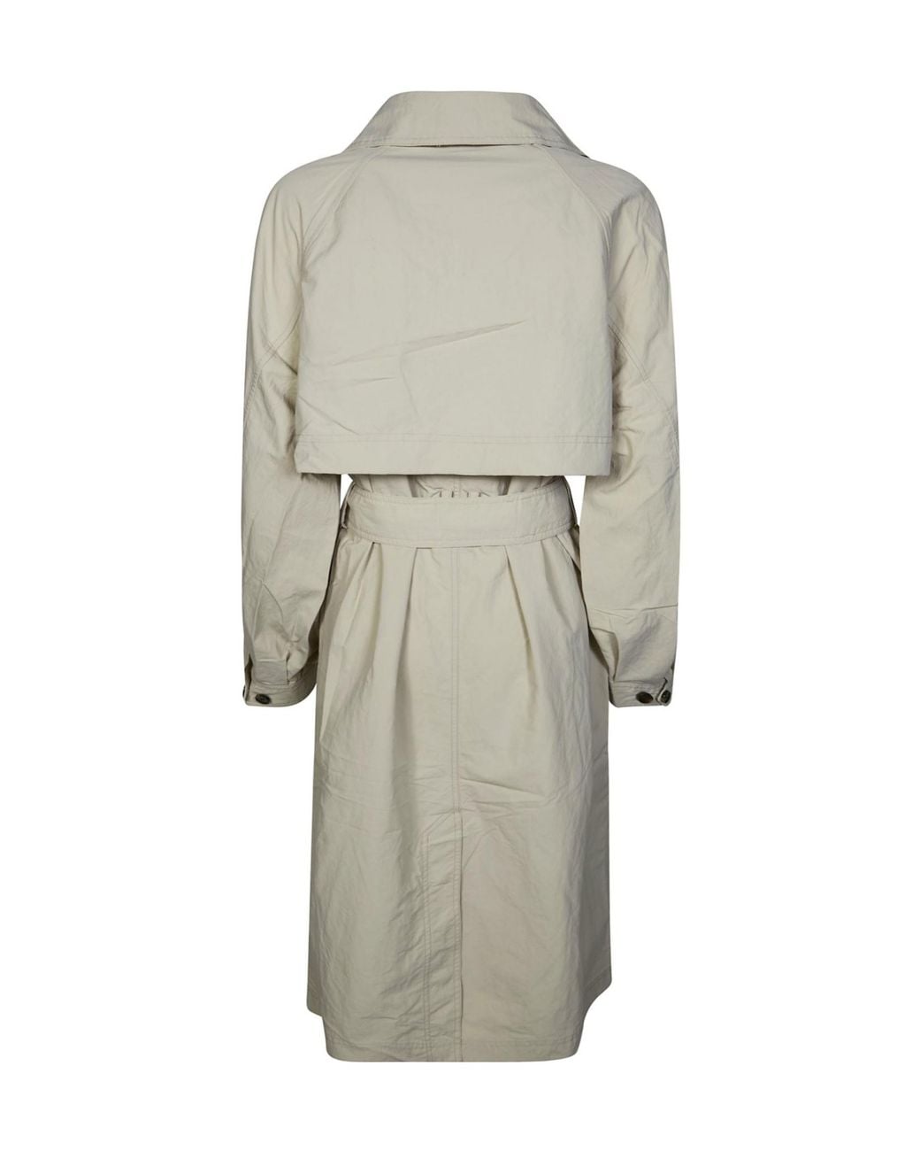 Barbour Natural Layla Belted Trench Coat