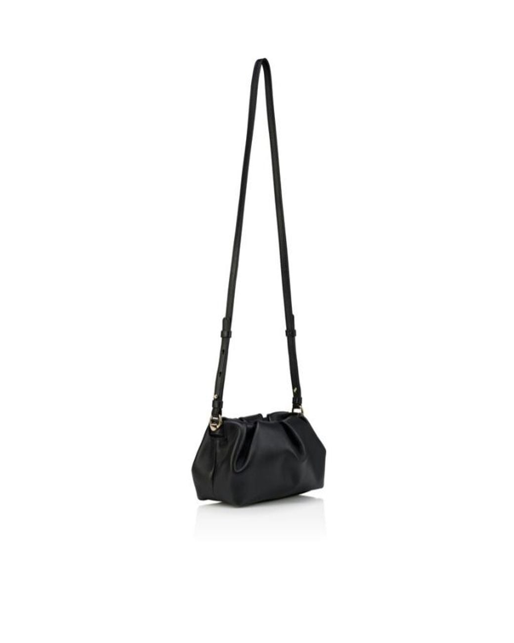 Christian Louboutin Black Eva Zip-Up Crossbody Bag