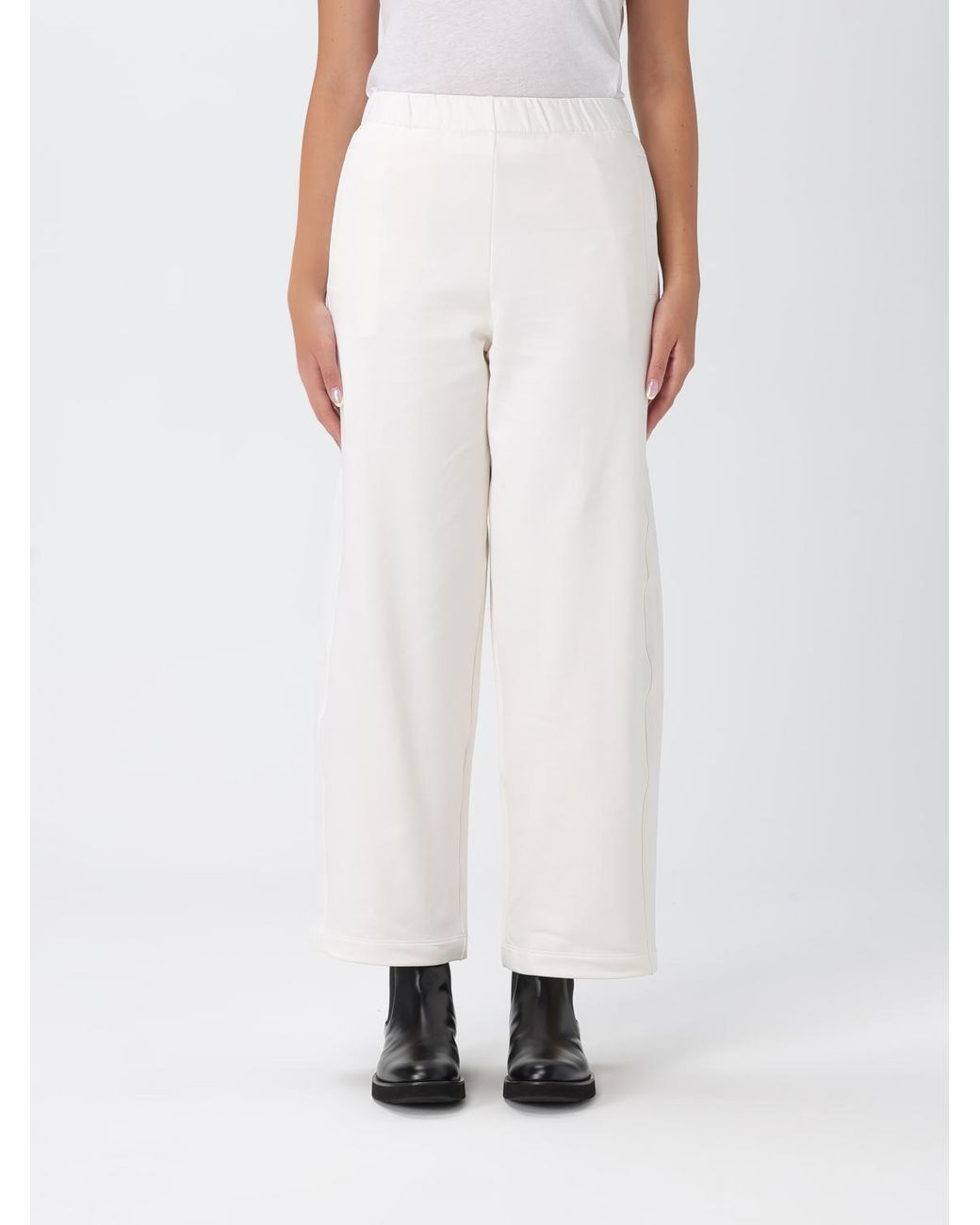 Max Mara White Filovia Straight Leg Trousers