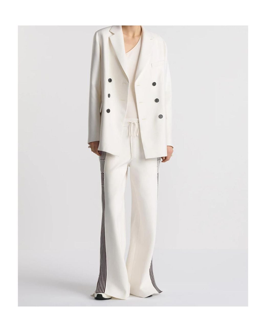 Dior White Flared Pants