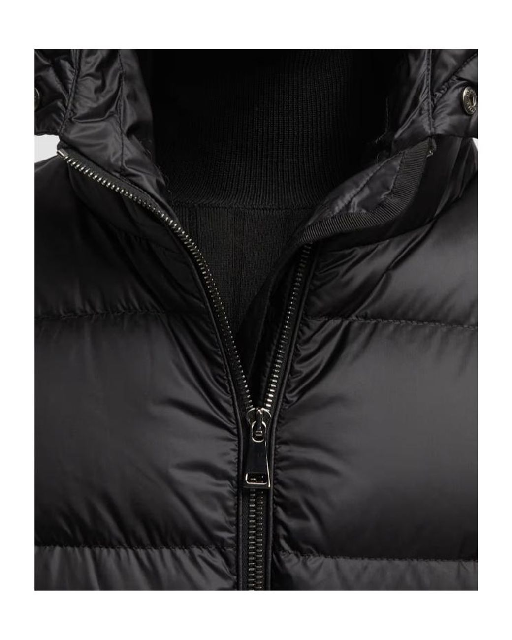 Moncler Black Boed Short Down Jacket