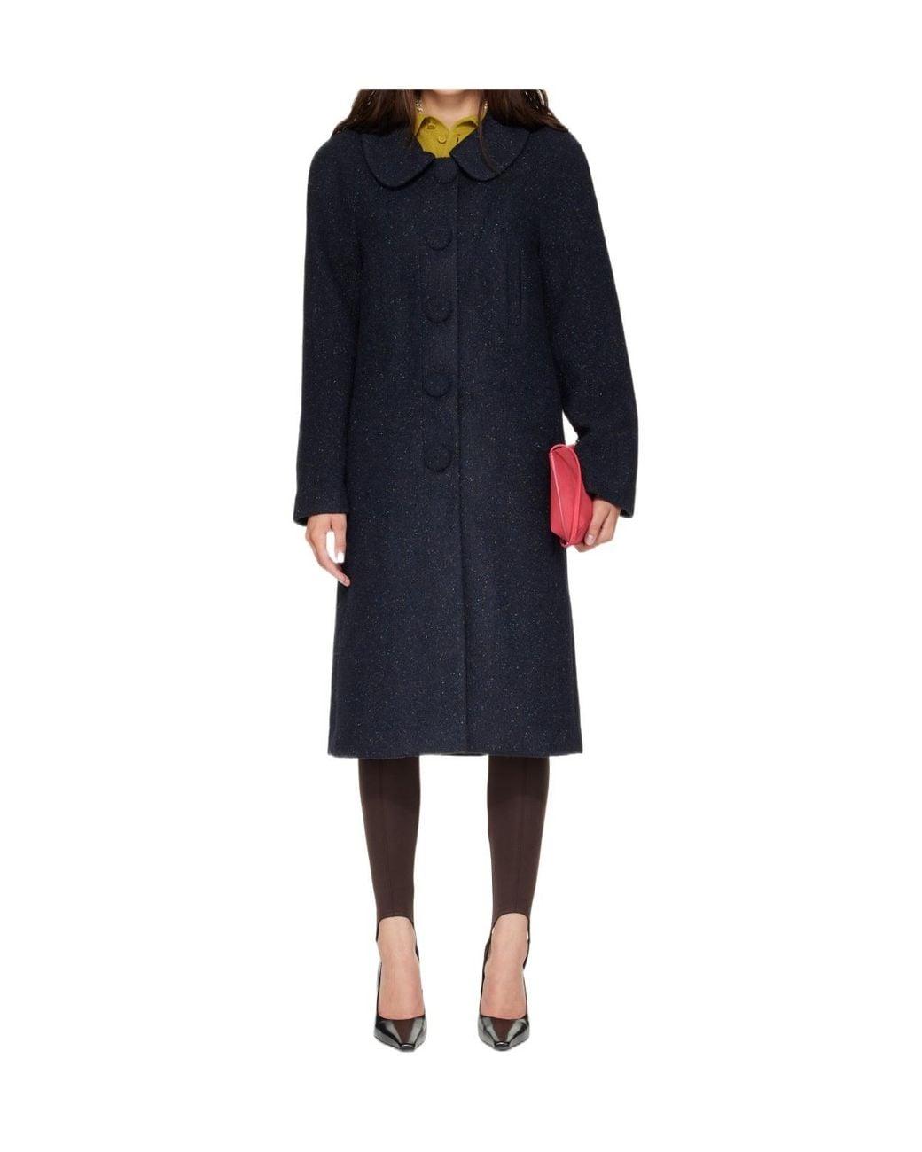 ShuShu/Tong Blue Single-Breasted Coat