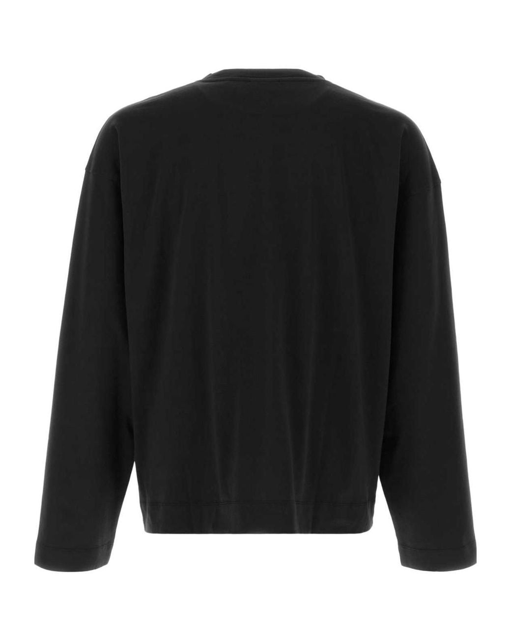 Dries Van Noten Blue Long-Sleeved T-Shirt for men