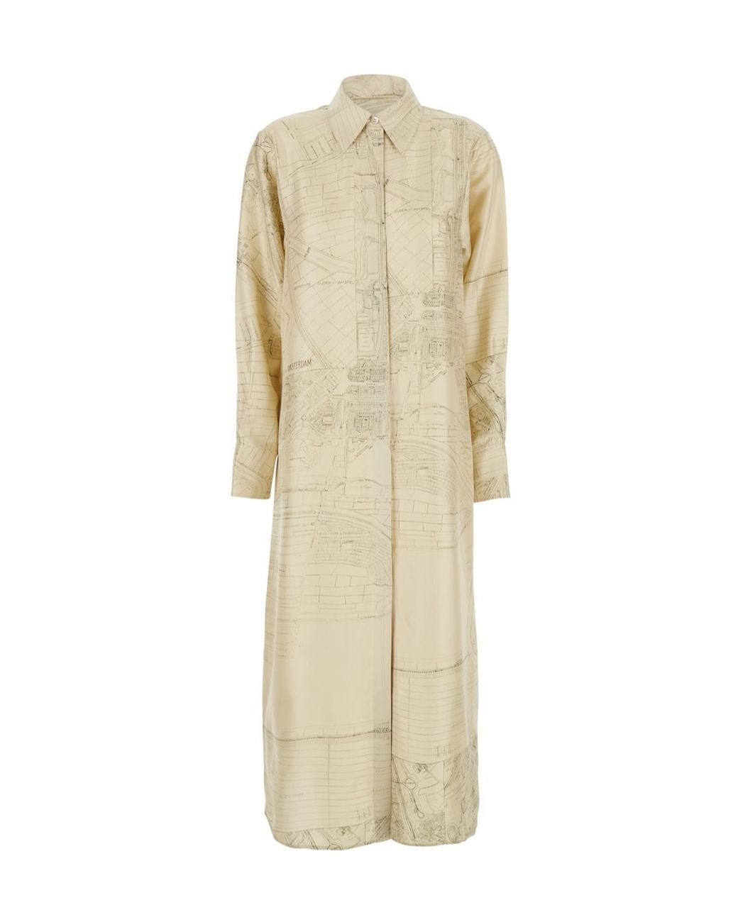 Rohe Natural Cut Out Wrap Dress