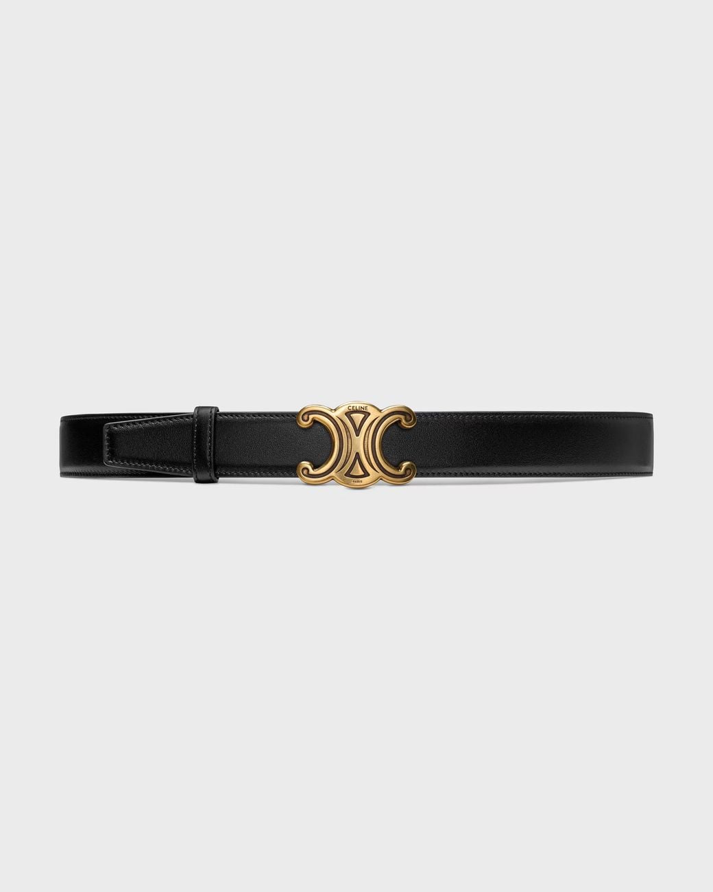 Céline White Triomphe Helium Buckle Reversible Strap 30Mm for men