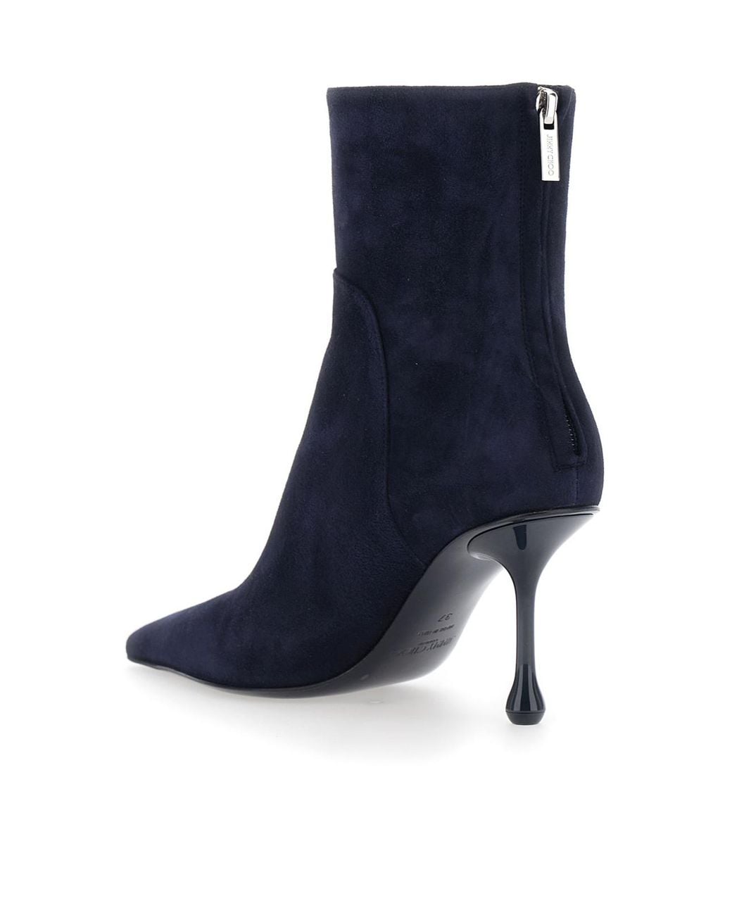 Jimmy Choo Blue Cycas 80 Heeled Ankle Boots