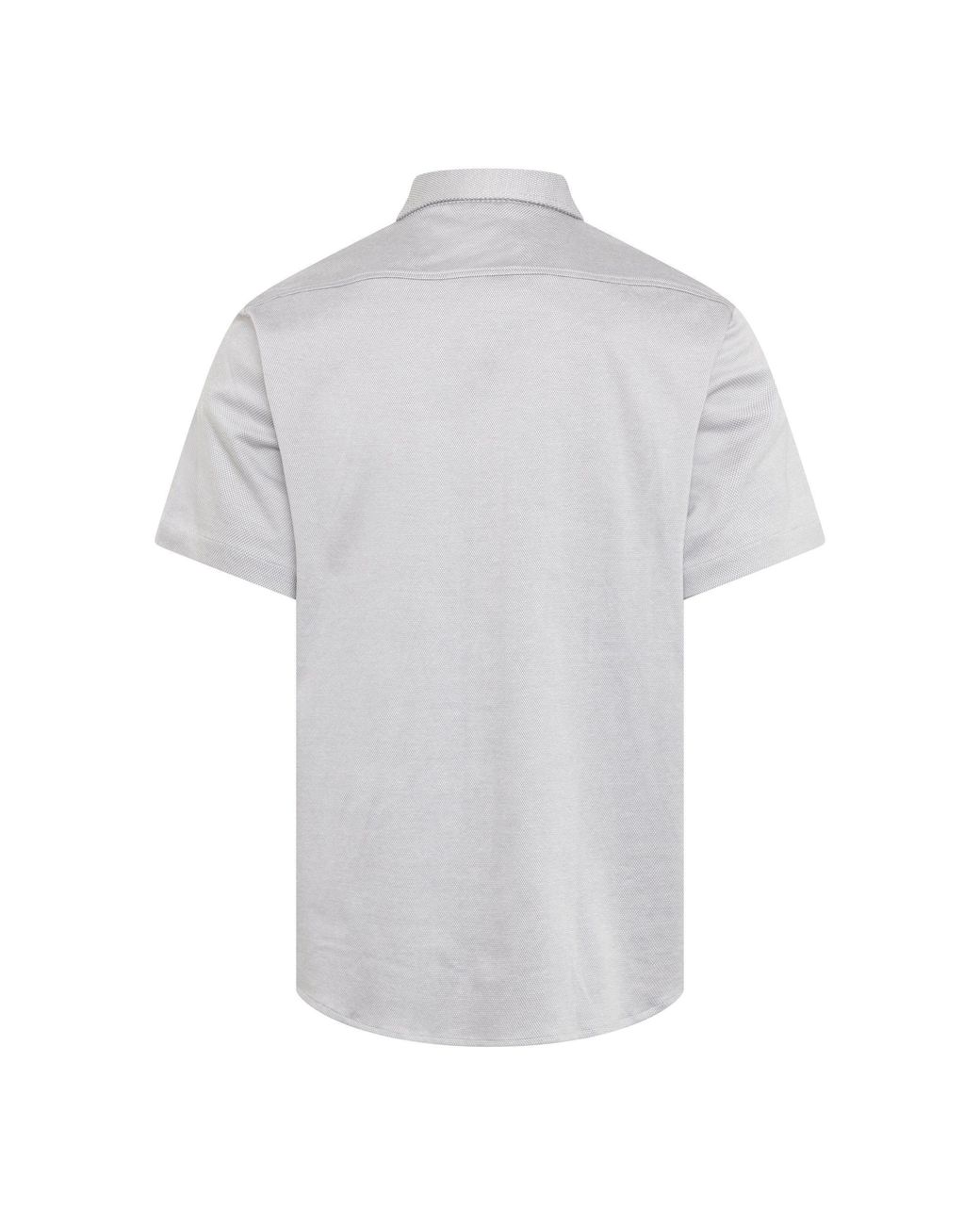 Boss White Short-Sleeve Knit Shirt for men
