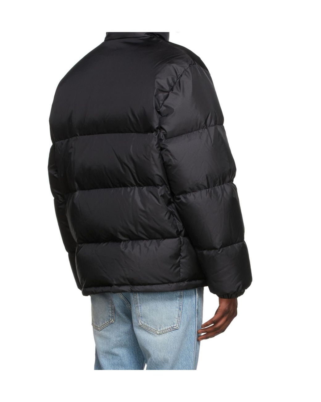 Gucci Black Logo-Patch Padded Jacket for men