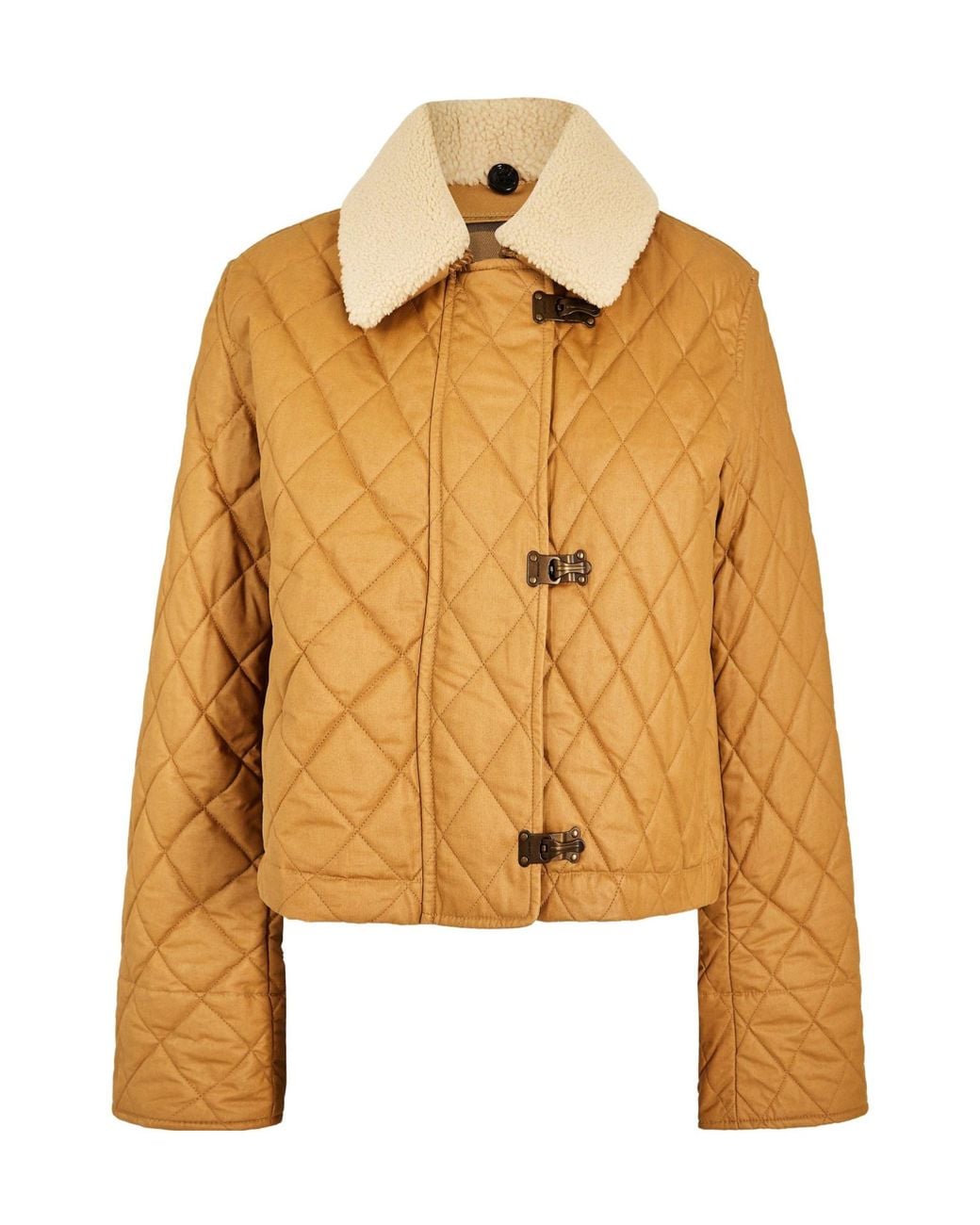 Burberry Metallic Casual Quilted Jacket