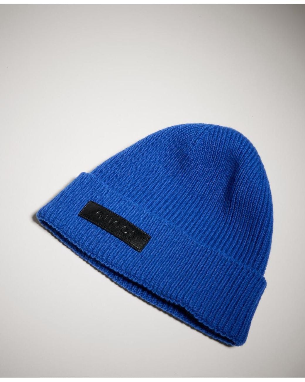 Gucci Blue Rib Hat for men