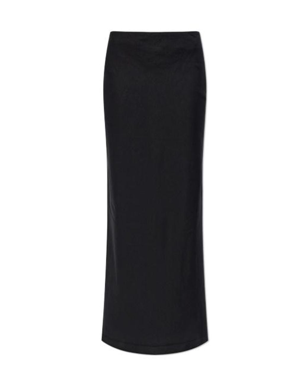Cult Gaia Black Zip Maxi Skirt