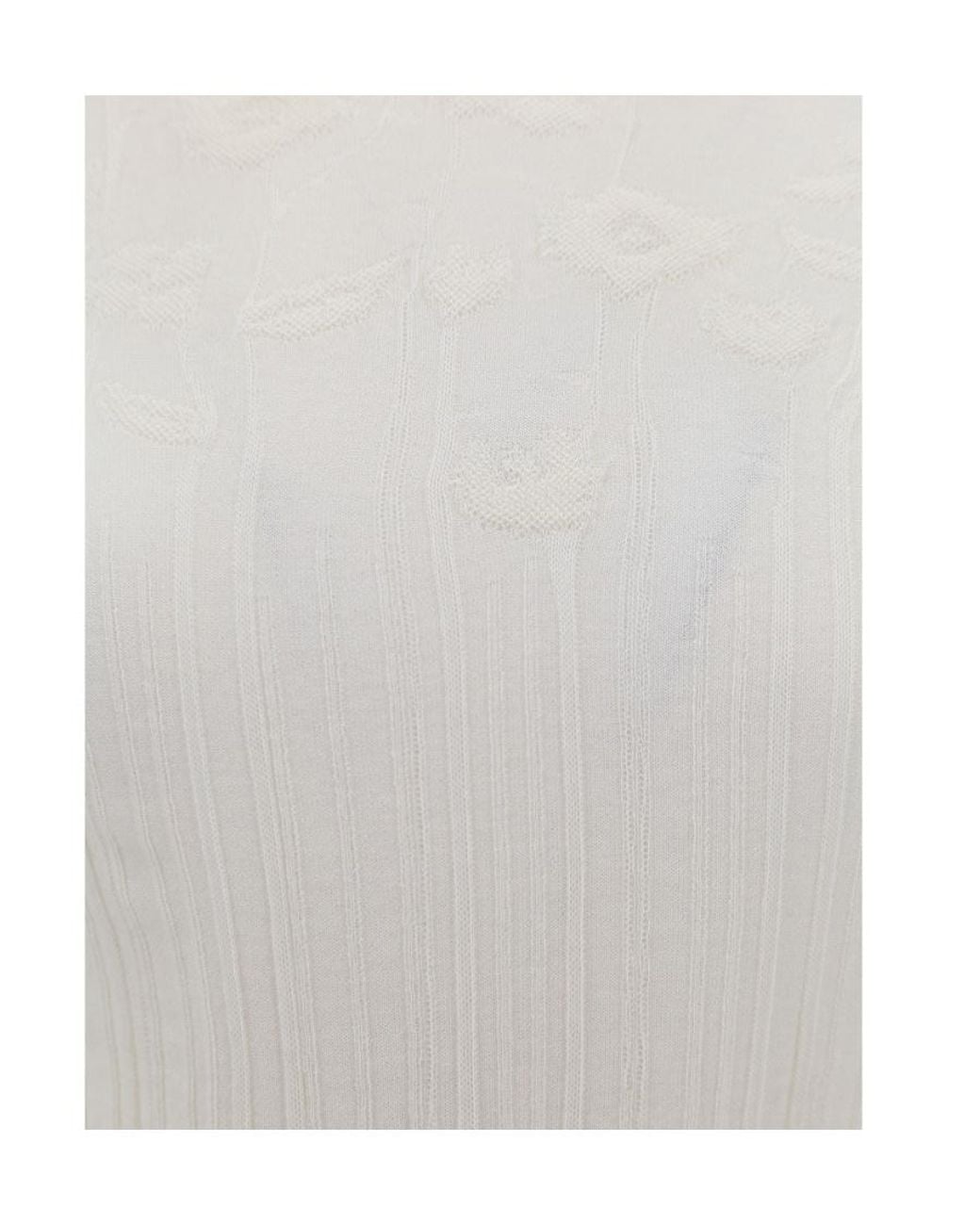 Bottega Veneta White Floral Embroidered Top
