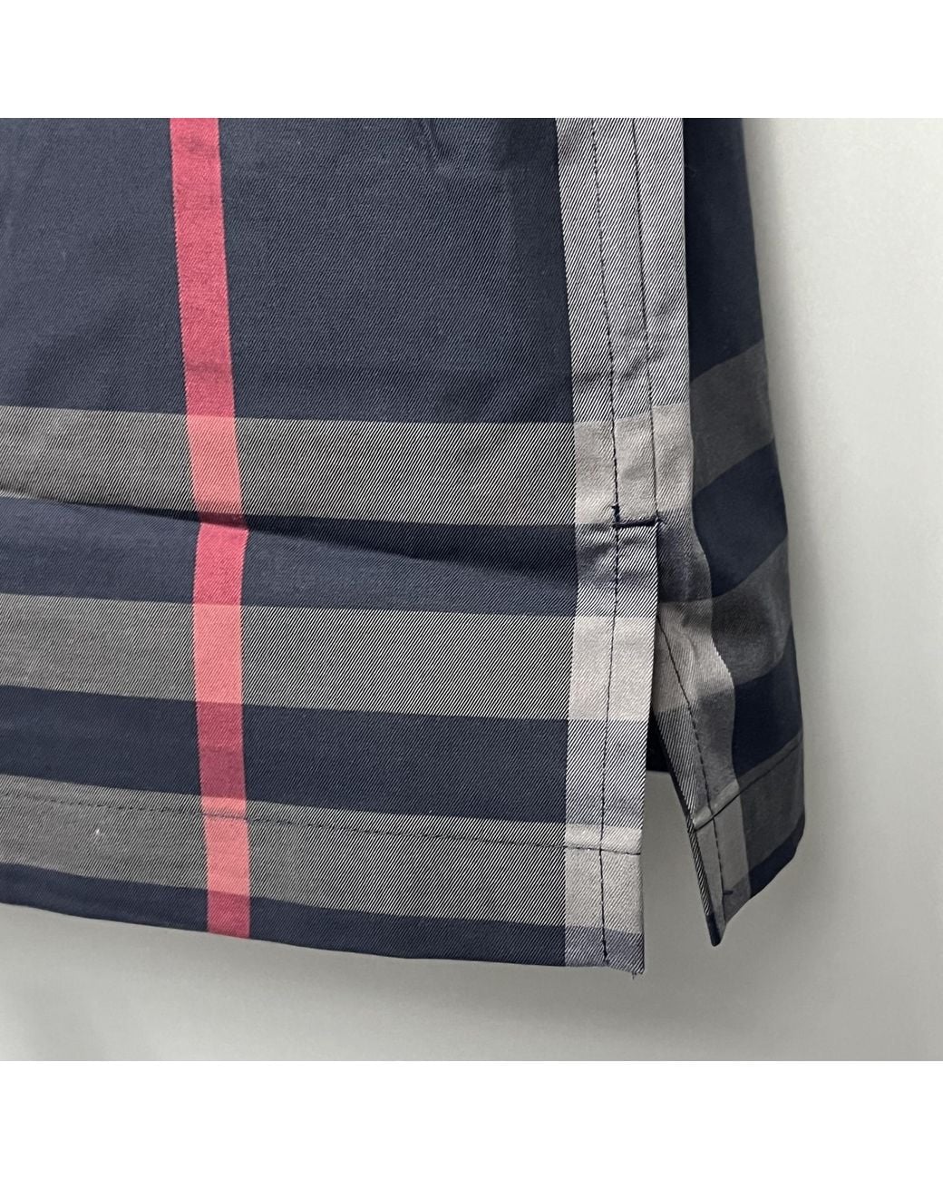 Burberry Gray Check Short-Sleeved Shirt for men