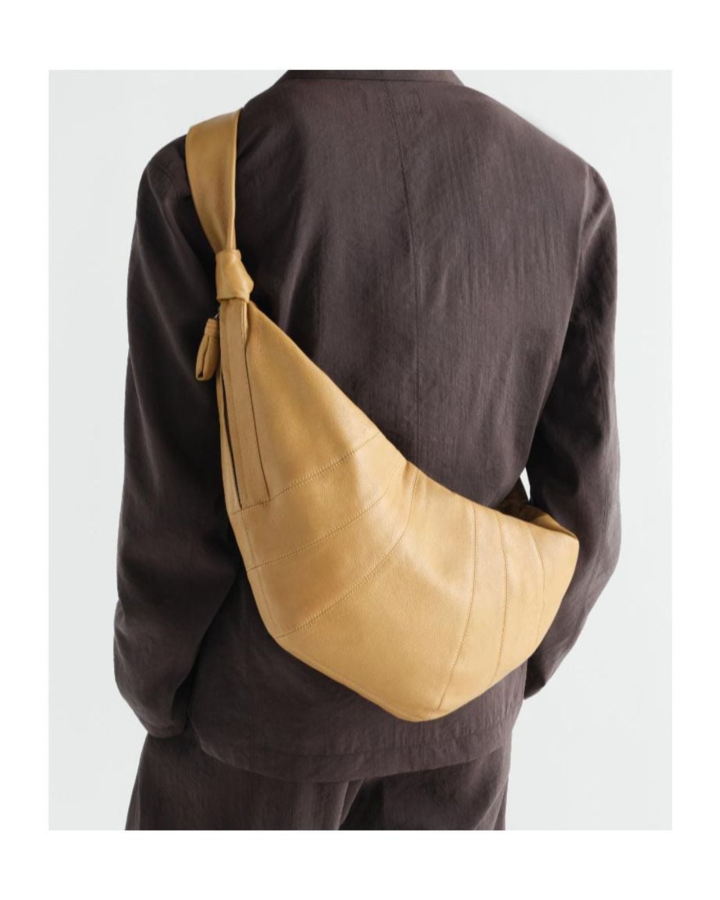 Lemaire Natural Large Croissant Bag