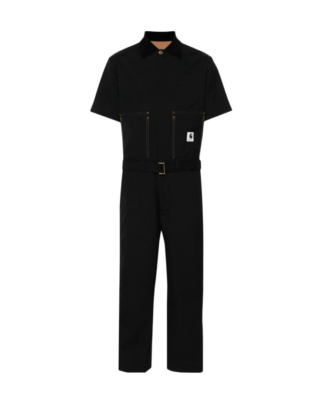 sacai Carhartt Bonding Jumpsuit サイズS。 Sacai X Carhartt Wip Suiting Bonding Jumpsuit in Black for