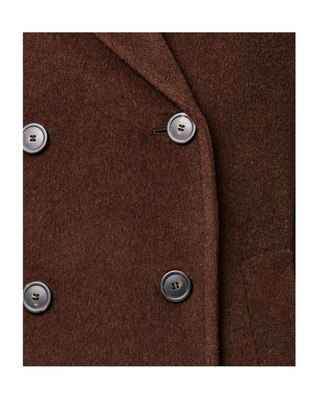 Weekend by Maxmara Brown Structured Long Coat