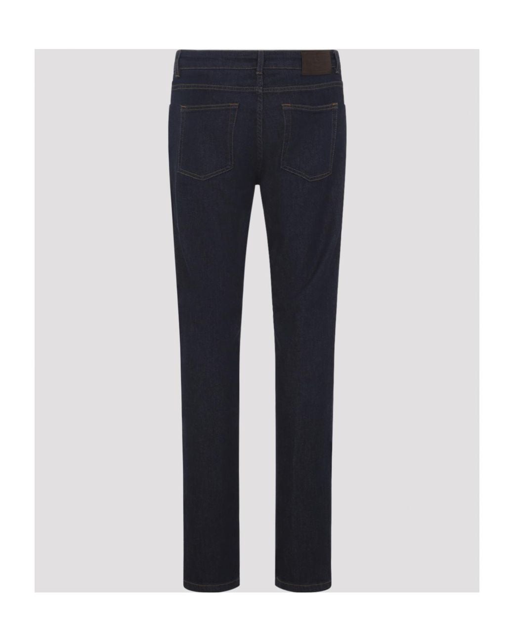 Etro Blue Five-Pocket Jeans With Embroidered Logo for men