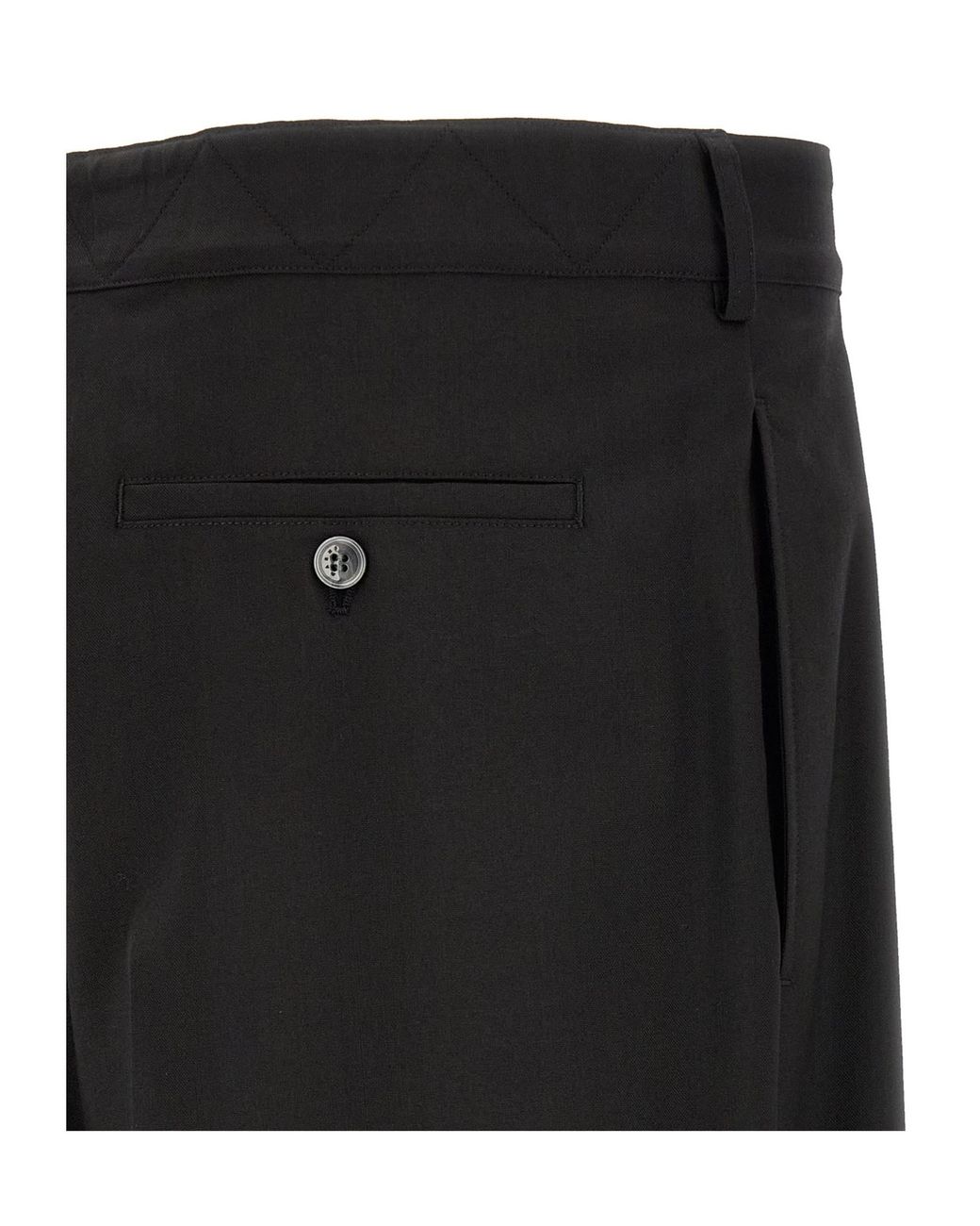 Marni Black Cool Wool Pants for men