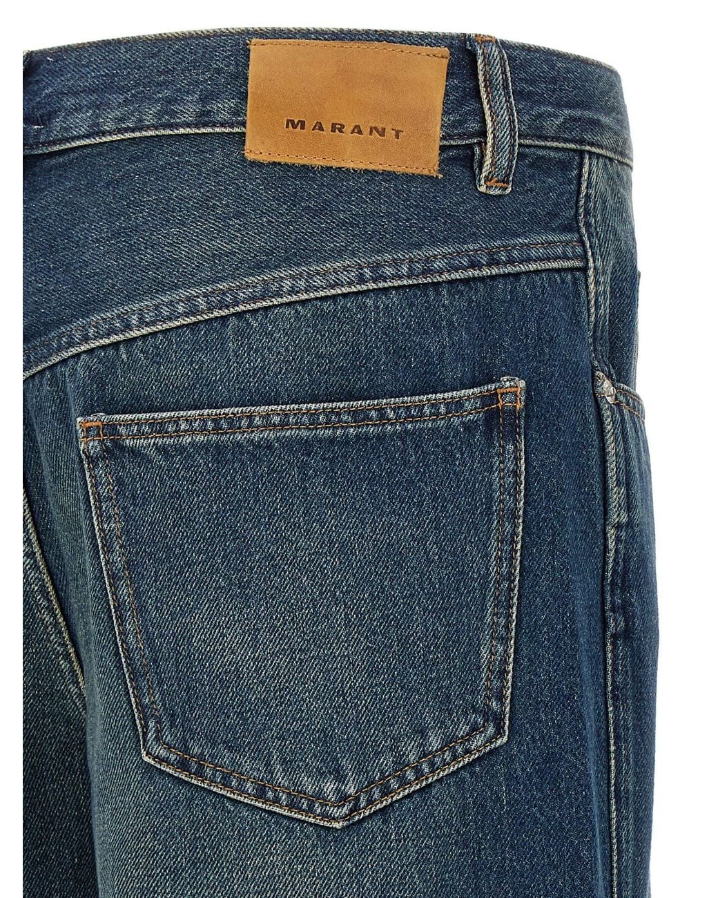 Isabel Marant Blue Jorje Straight-Leg Jeans for men