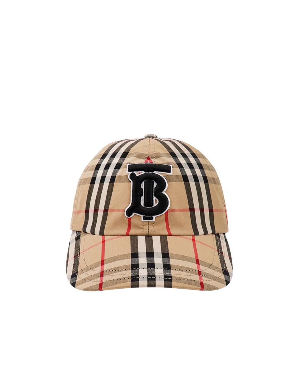 Burberry Multicolor Tb Monogram Vintage Check Cap for men